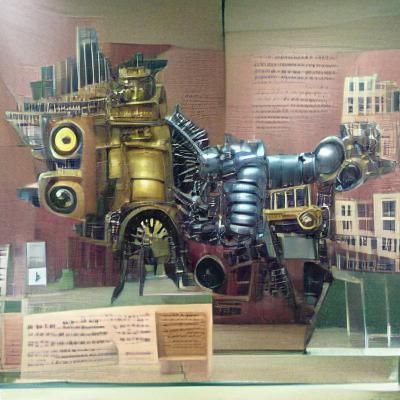 Giant Steampunk Robot from the 1930s