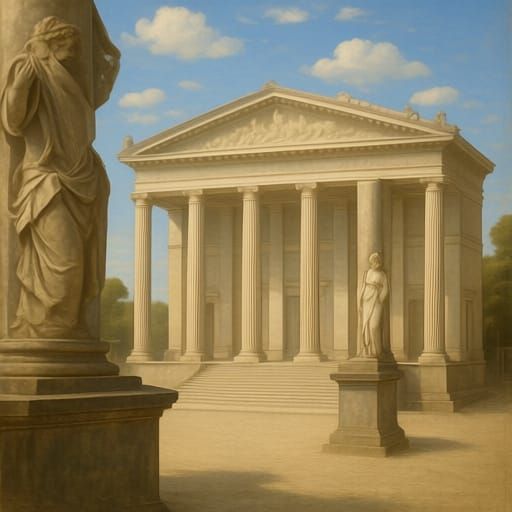 French Classicism Digital Rendering