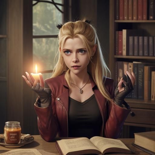 Buffy Prepares to Slay Vampires with Friends