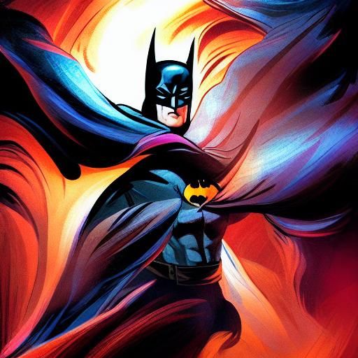 Dynamic Comic Book Splash Art, close-up medium shot, low ang...