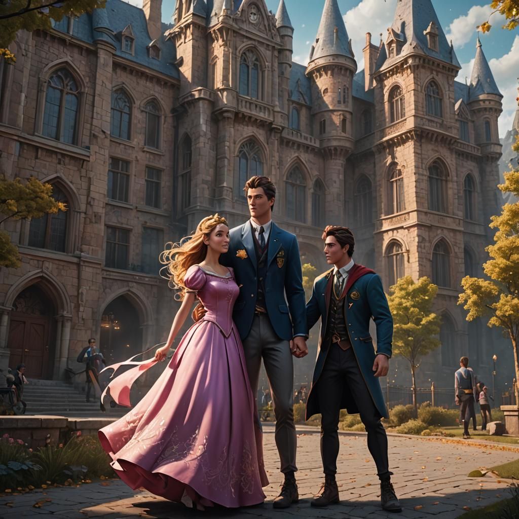 Bully's High School Love: A Fantasy Concept Art