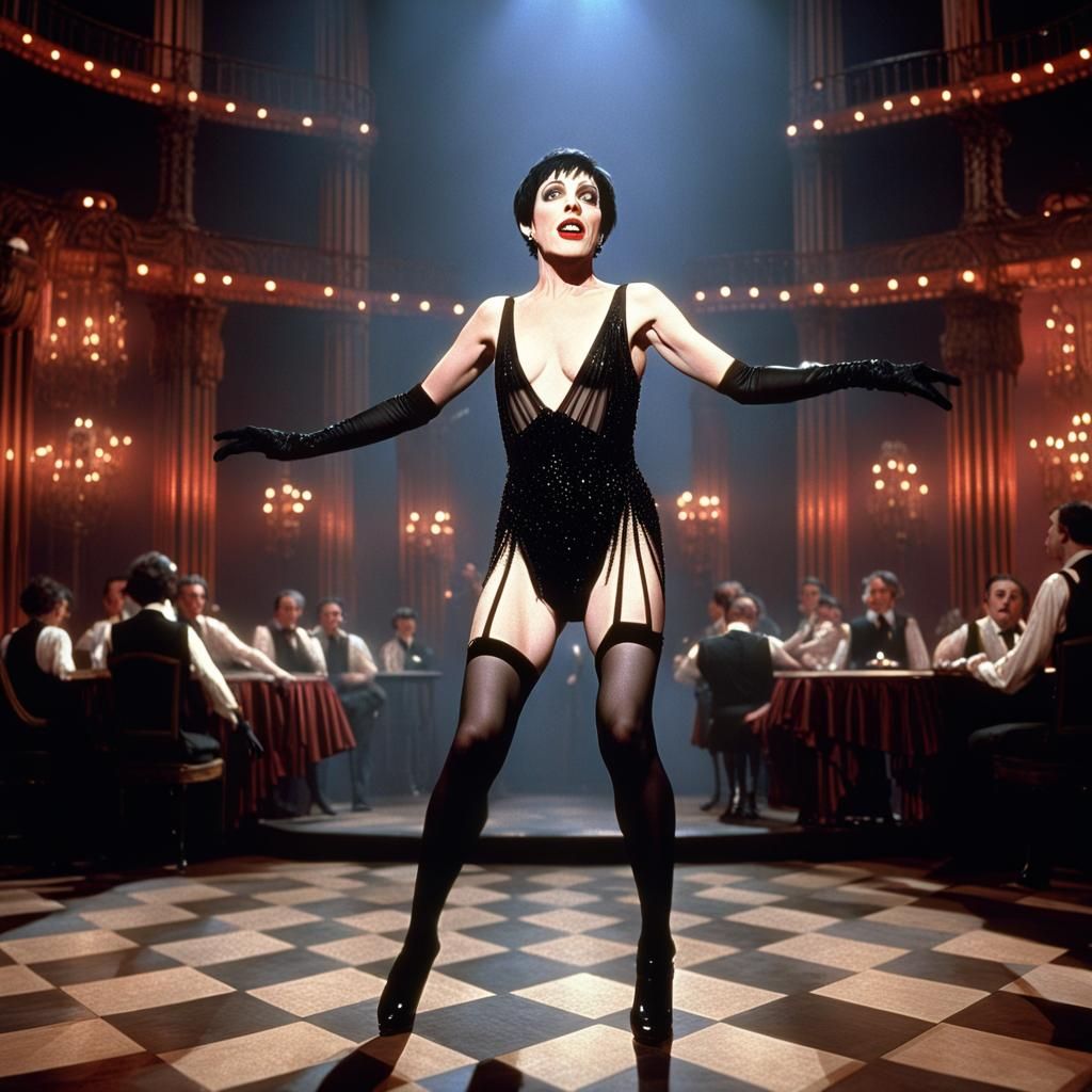 Liza Minelli in Cabaret: Digital Matte Painting