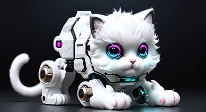 Playful cute Toy cat