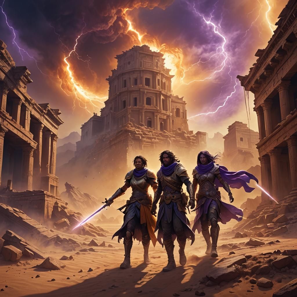 Friends Save the World in Fantasy Wasteland