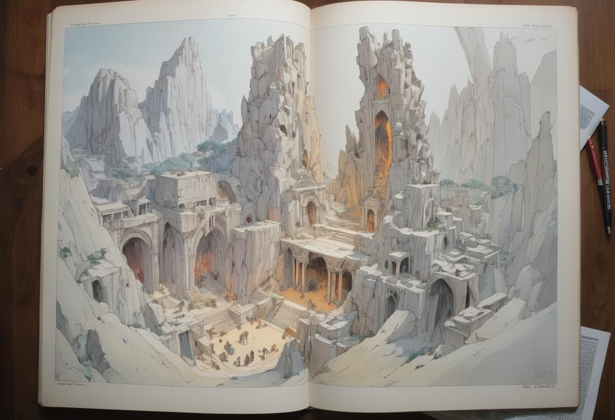 Quadruplex Titaness: Graphic Novel Temple Scene