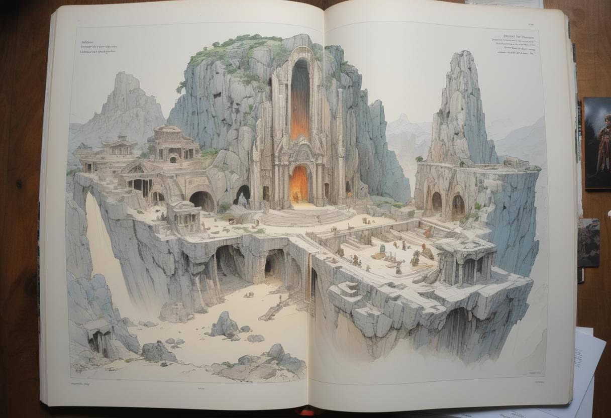 Quadruplex Titaness: Graphic Novel Temple Illustration