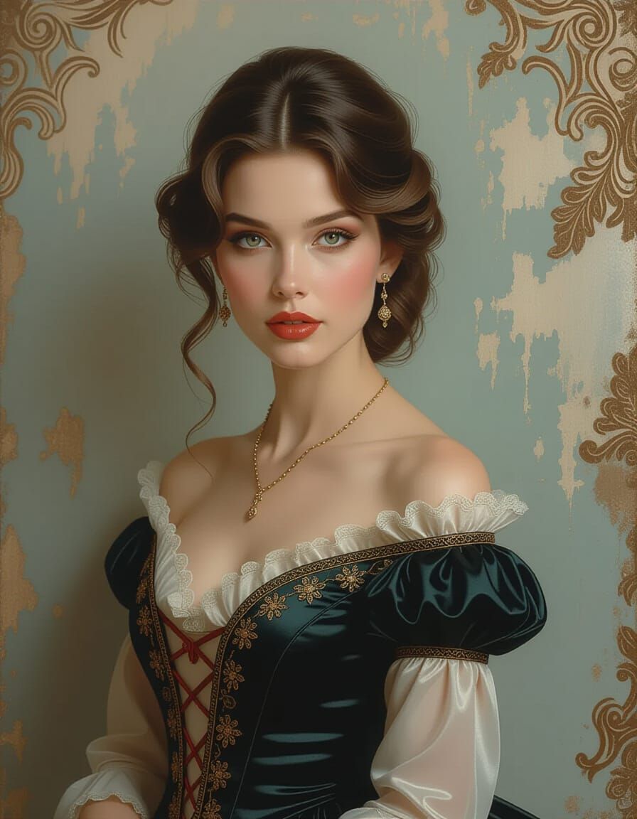 Ethereal Portrait with Cinematic Lighting in 35mm Film