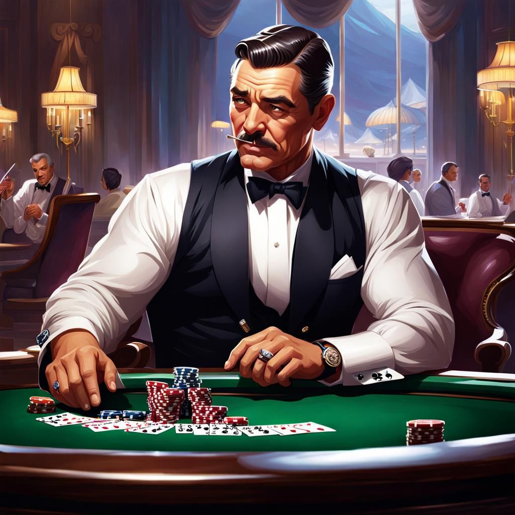 Clark Gamble in "Gone with the win"