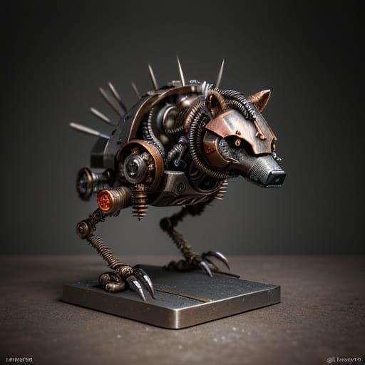 Steampunk Raccoon Masterpiece