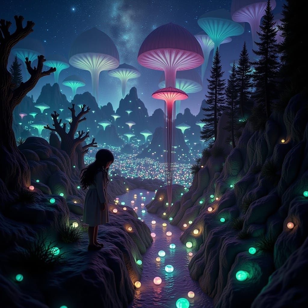 Vibrant Flux Glow Effect