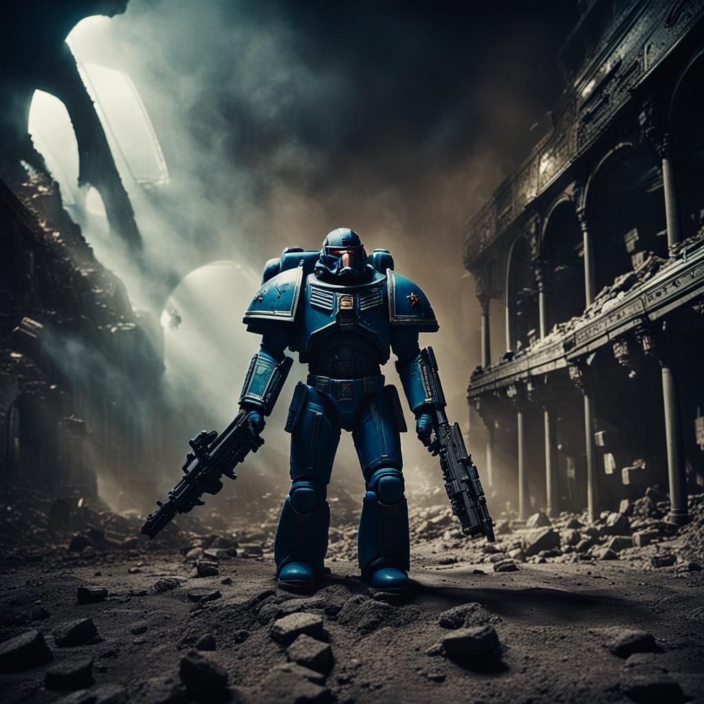 Dramatic Astartes Cinematic Film Still