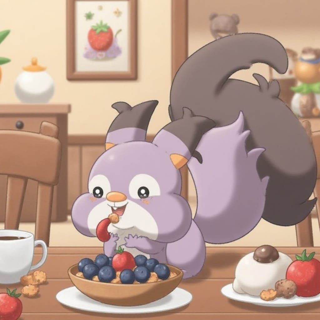 Skwovet Feast: Berries and Nuts Galore