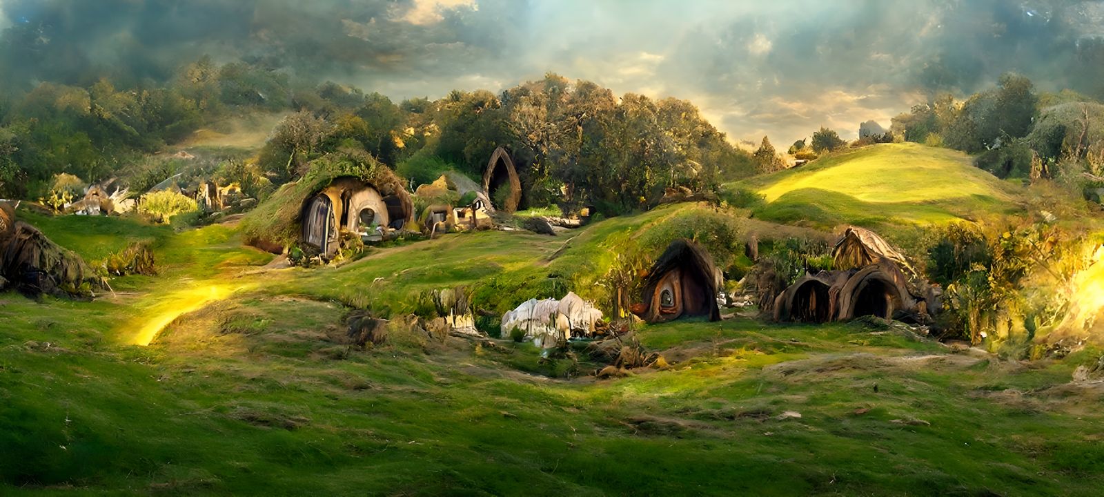 The Shire: Hyperdetailed Landscape Painting