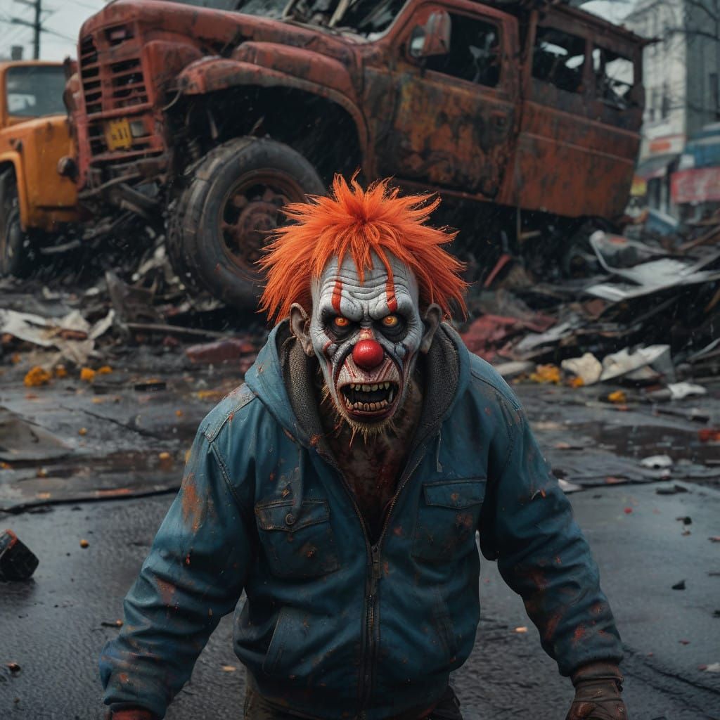 Cyberpunk Apocalypse in Hyper-Realistic Style