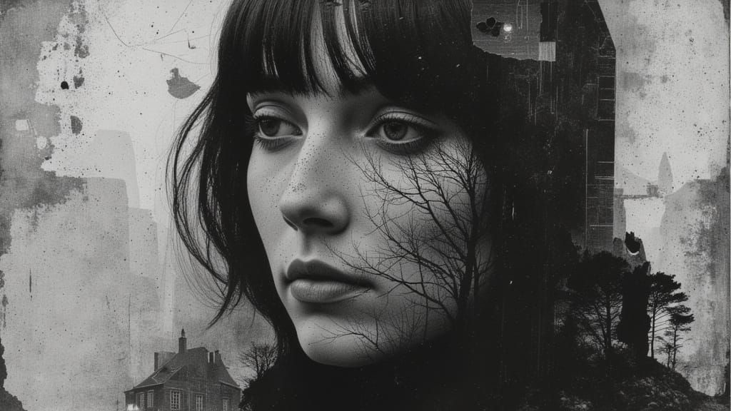 Surreal Void Landscape in Abstract Reality