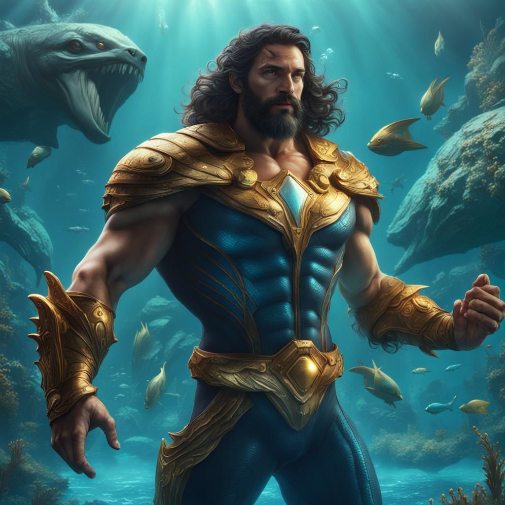 King of Atlantis: Detailed Fantasy Concept Art