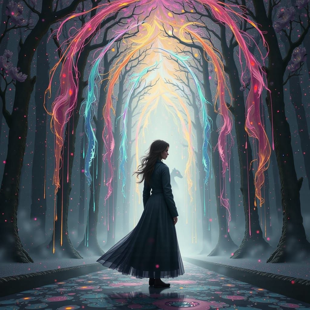 Mystical Portals Reveal Fantasy Realms: Fae Art