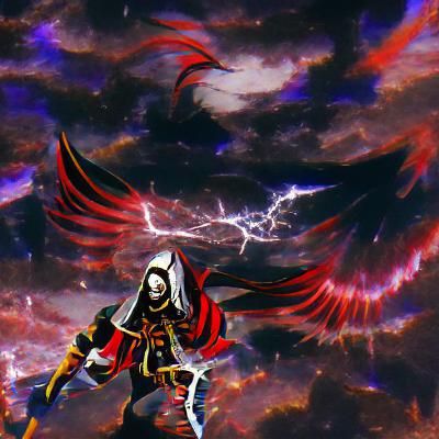 AI Image of the Angel Azrael