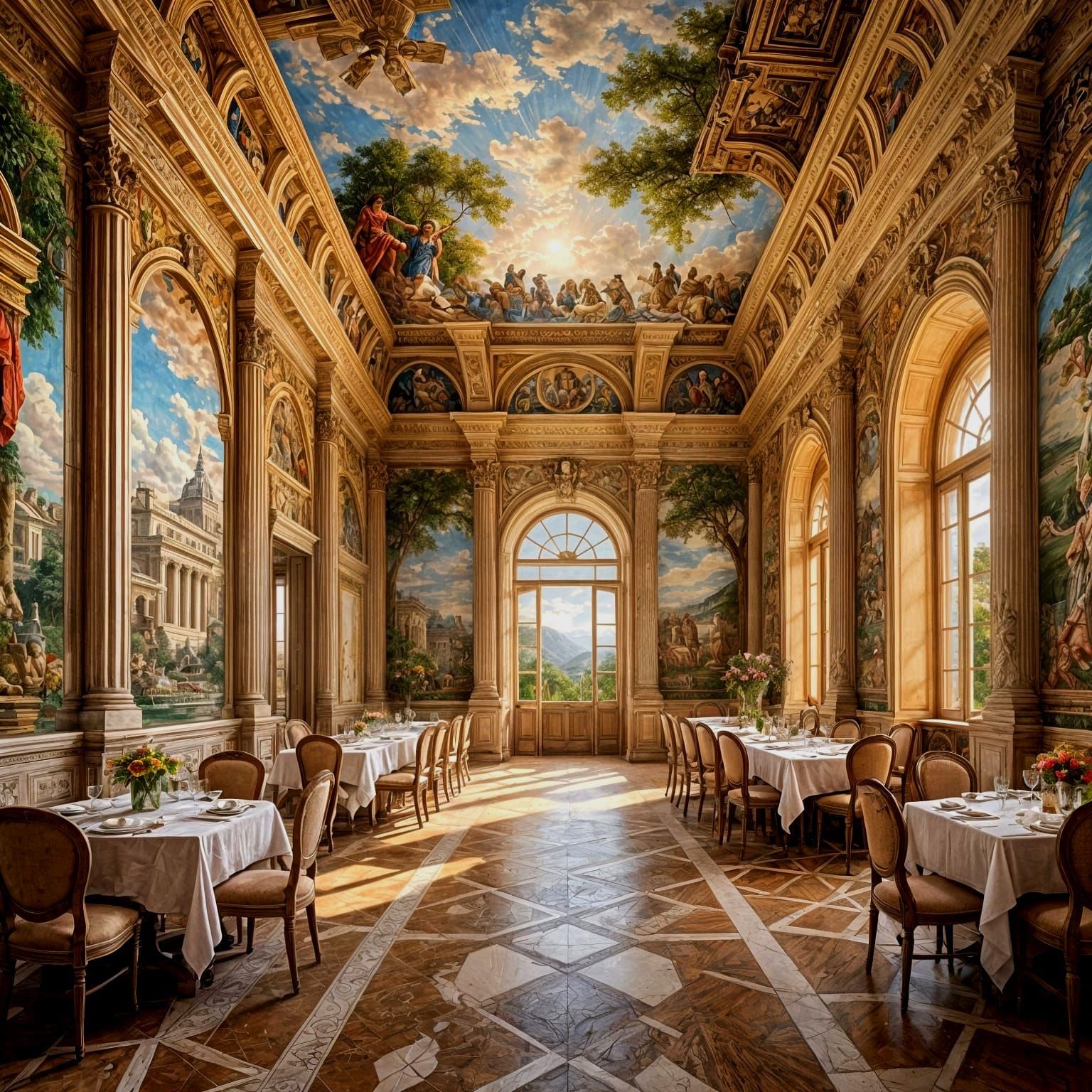 Murals In My Dining Room