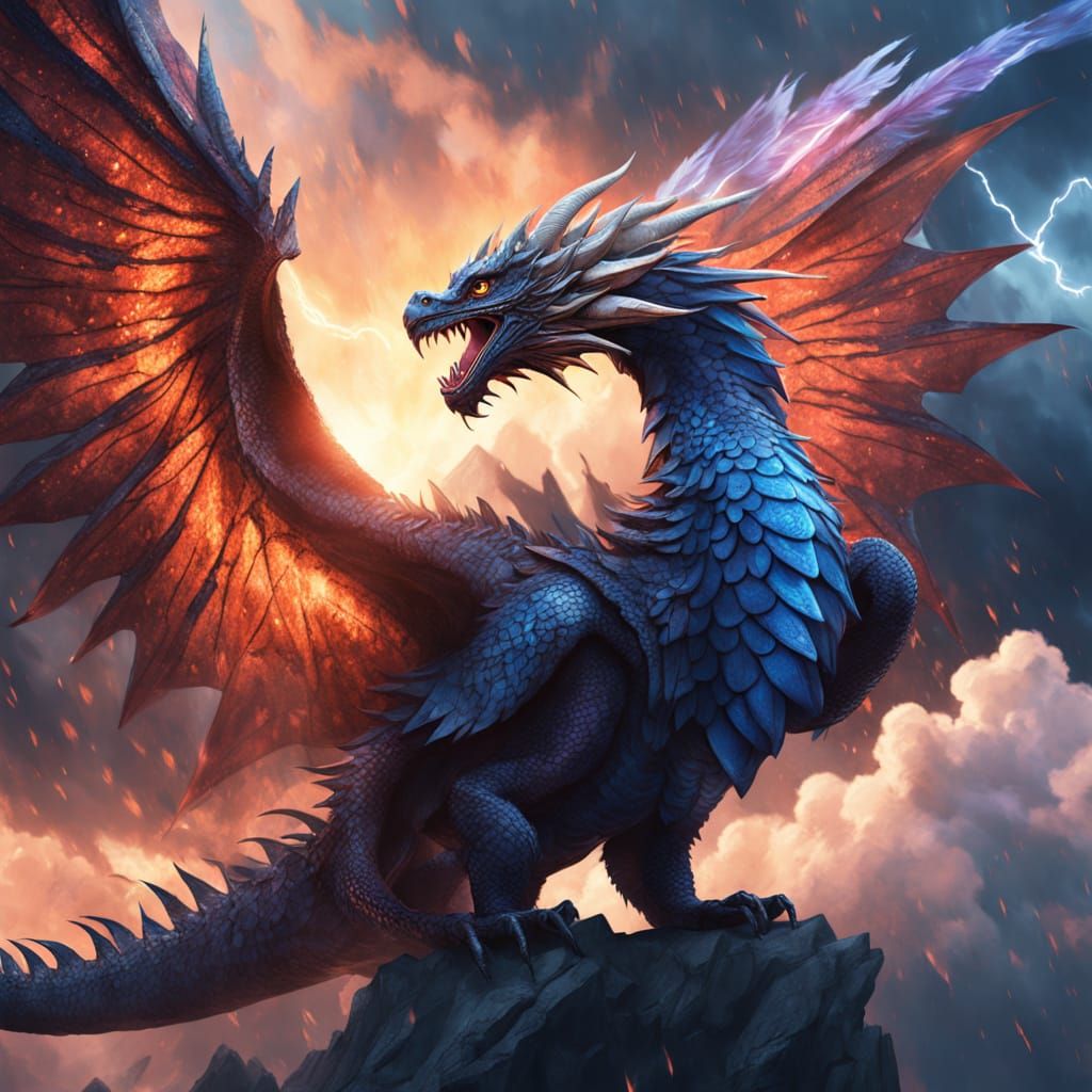 Midnight Dragon Unleashed in Cinematic Glory