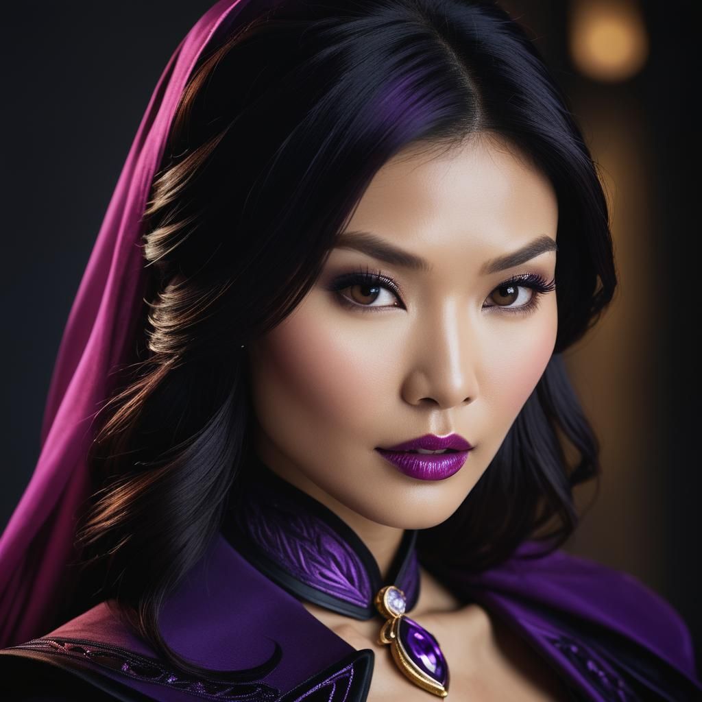 Purple Portraits: Gemma Chan