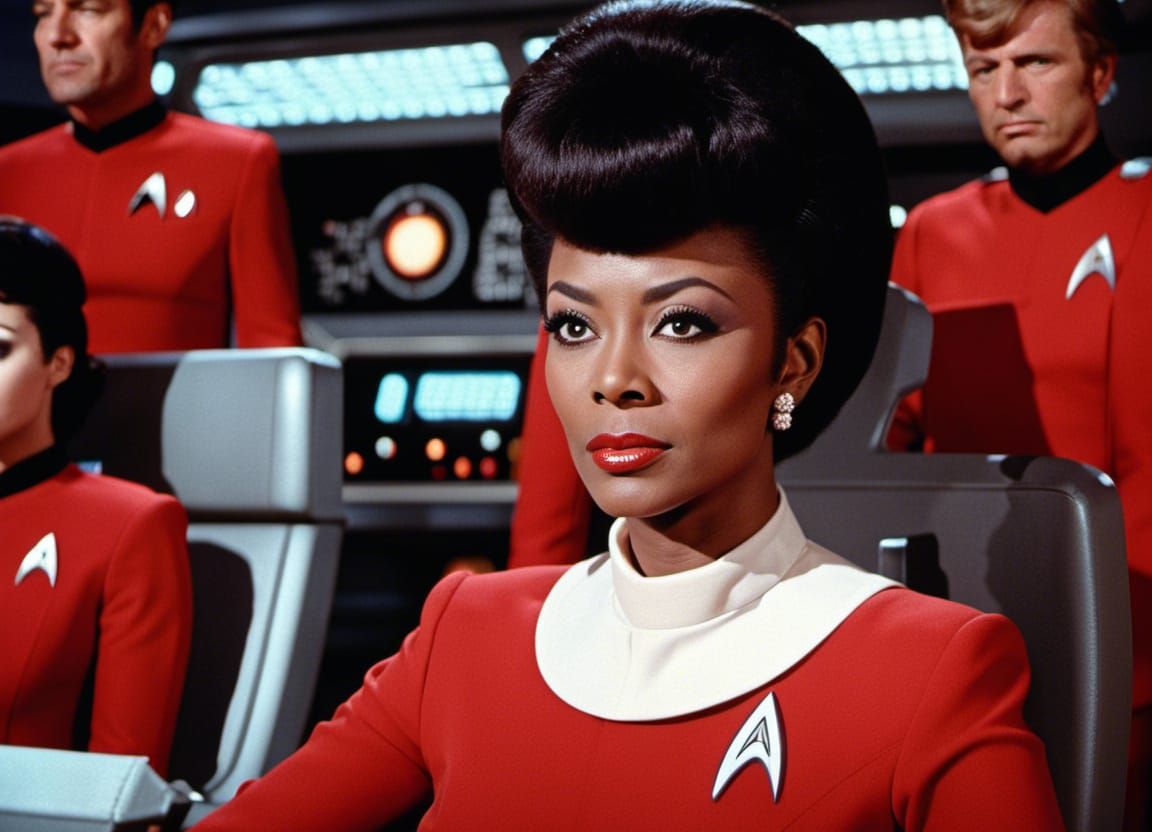 Star Trek Uhura in 1970s Turkish TV Style
