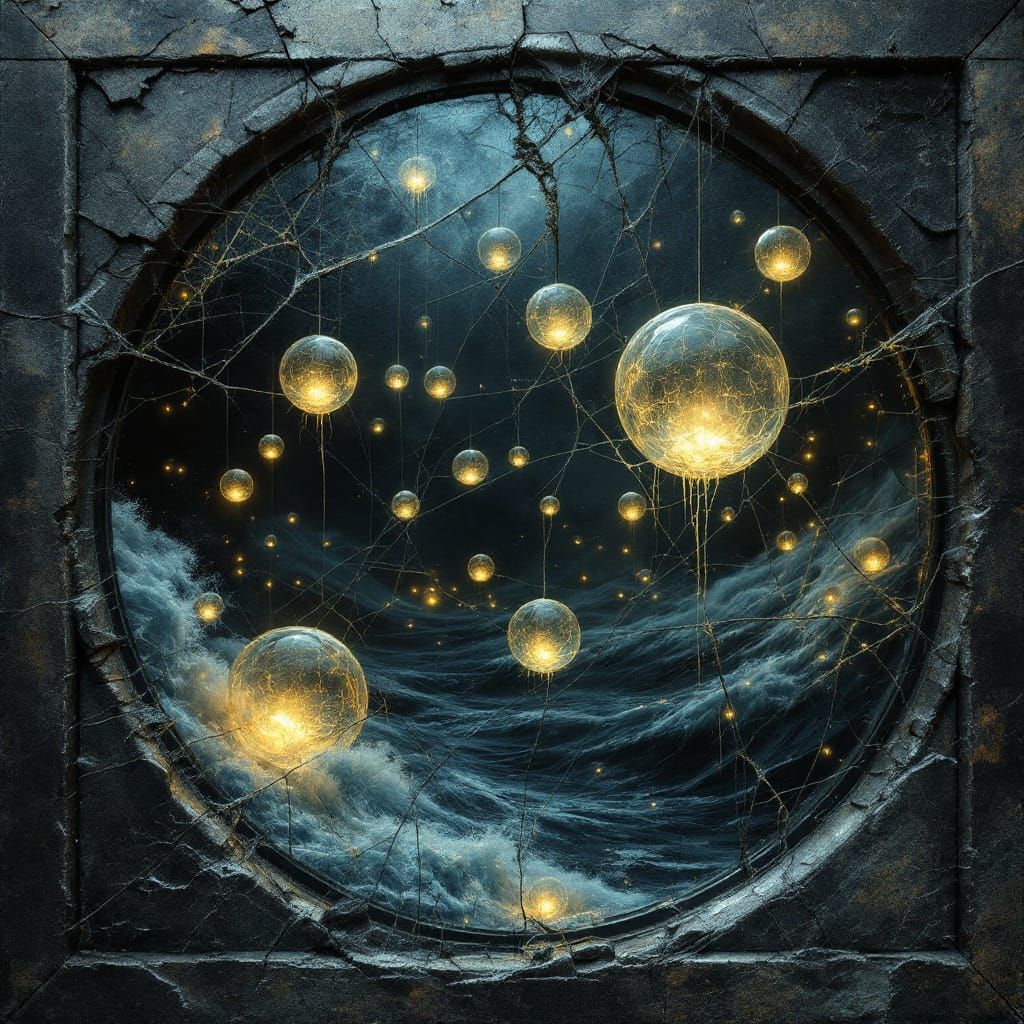 Surreal Dreamscape Revealed by Ancient Stained Glass