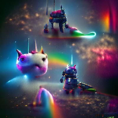 Robot Unicorn and Nyan Cat's Cosmic Adventure