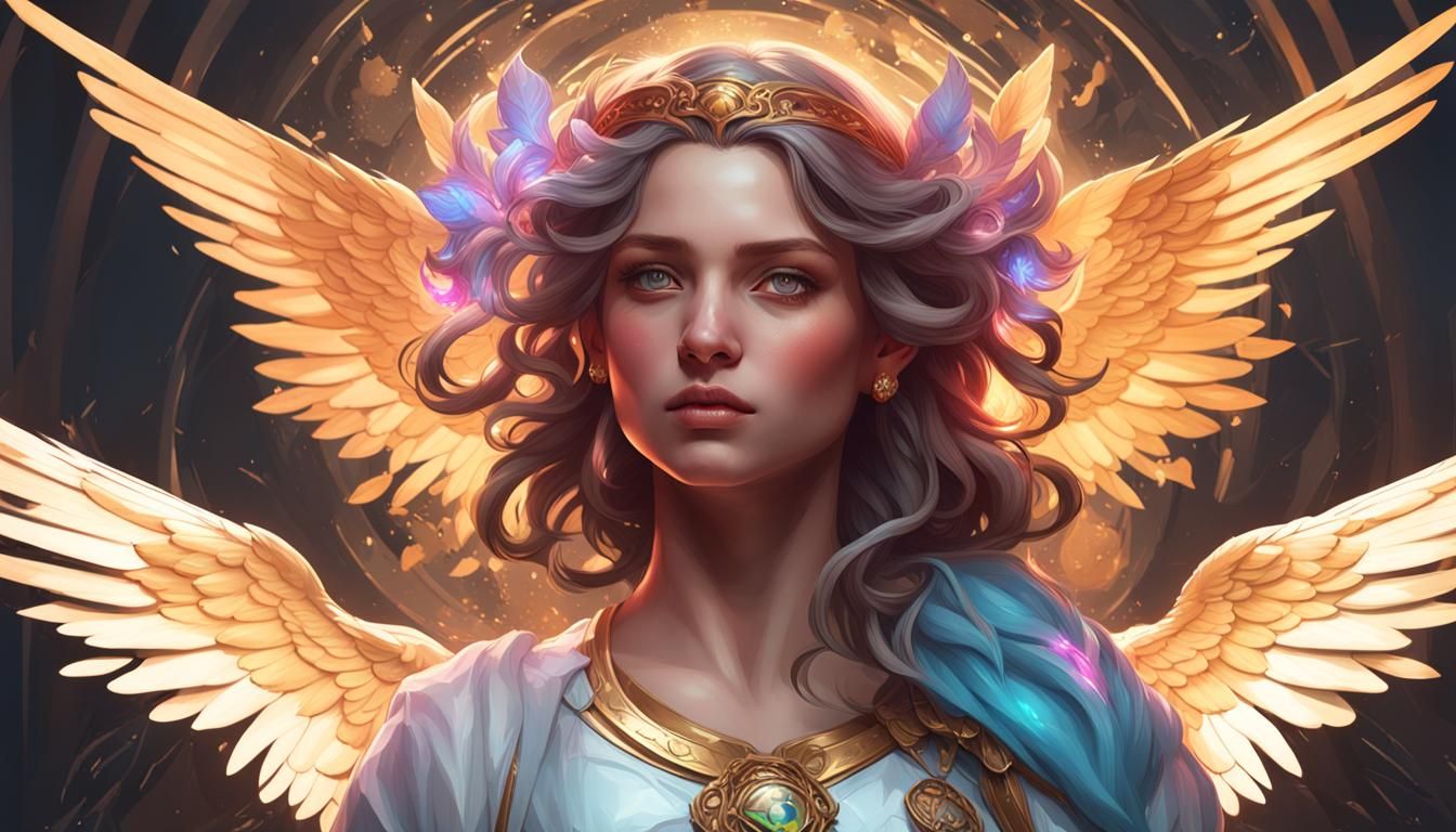 Detailed Portrait of a Curvy Angel in 8K