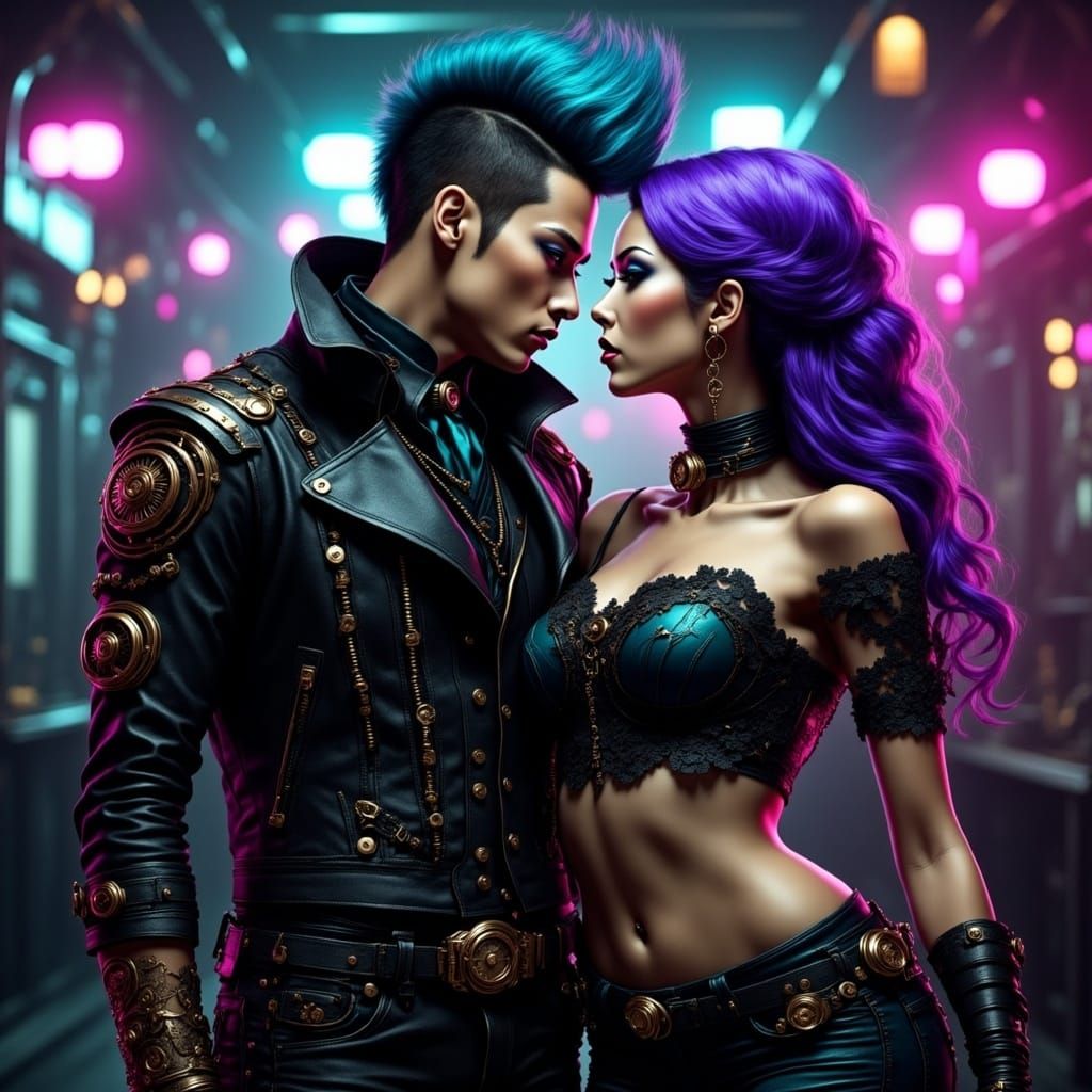 Steampunk Party: A Kiss in the Underground