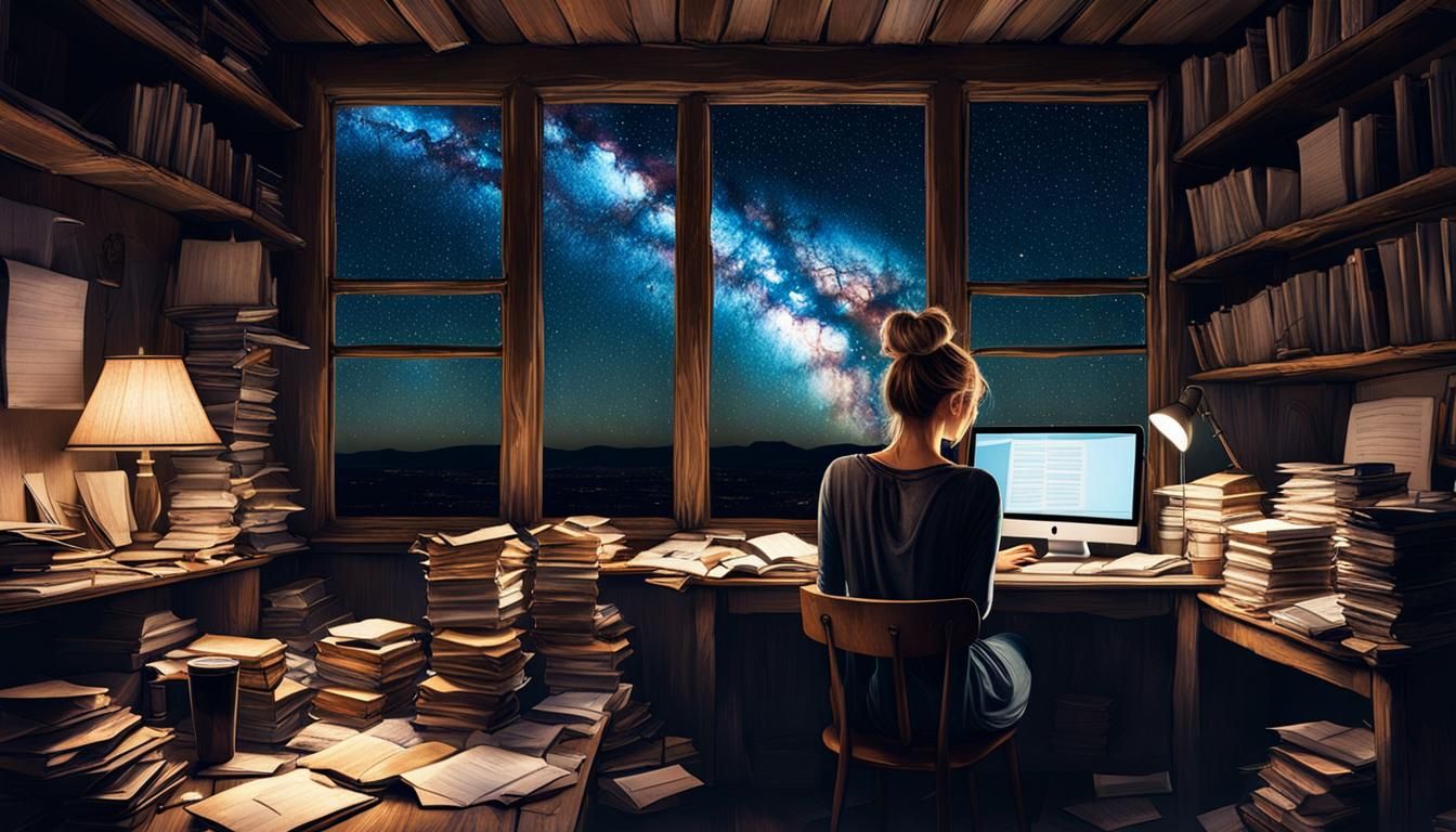 Starry Night Study: No Theme Thursday