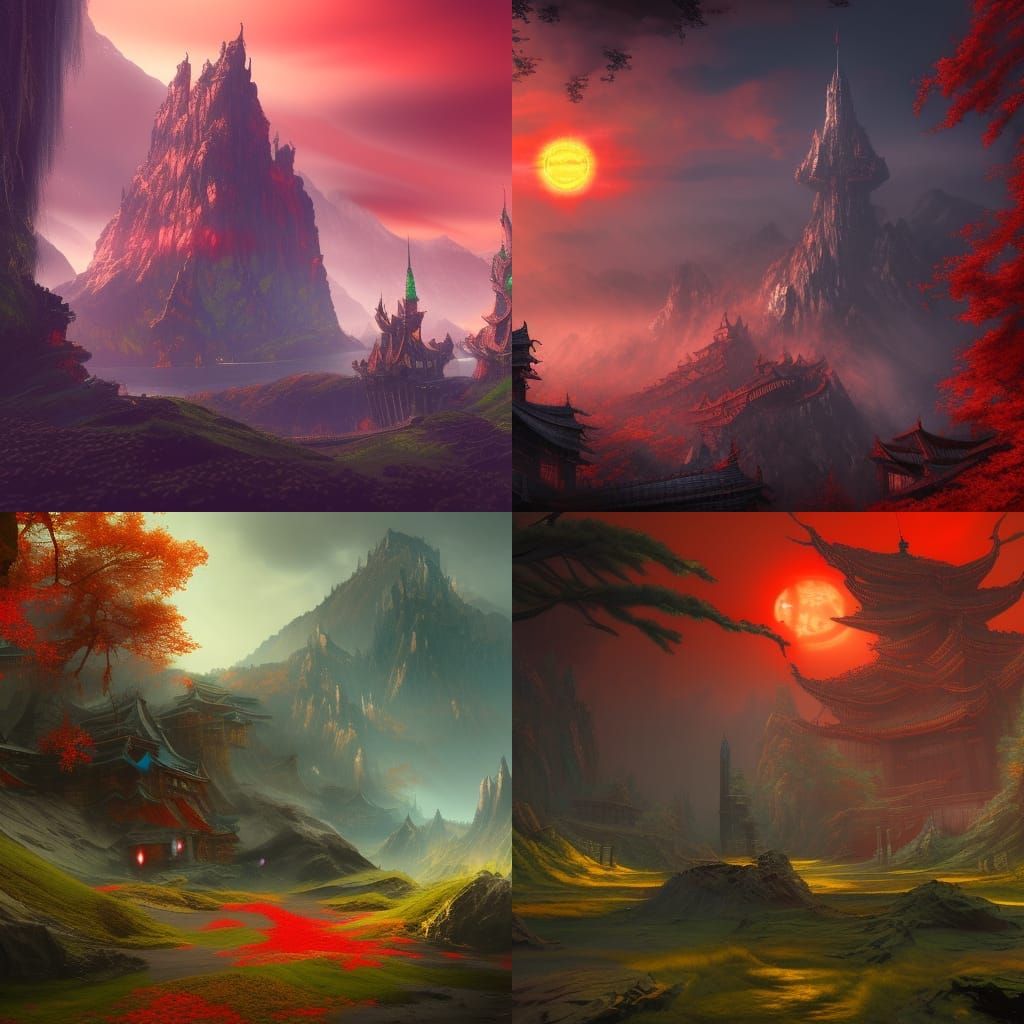 Shadow Warrior at Red Castle: Fantasy Concept Art