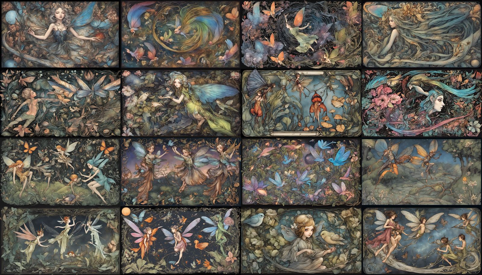 Fairies, Sprites, Gnomes and Wights Training Birds