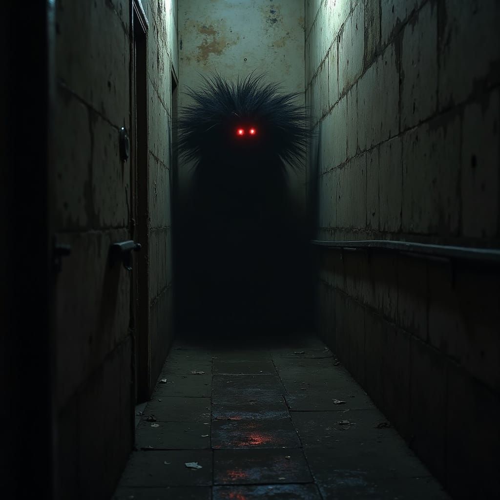 Descent into Darkness: A Haunting Vision of Terror