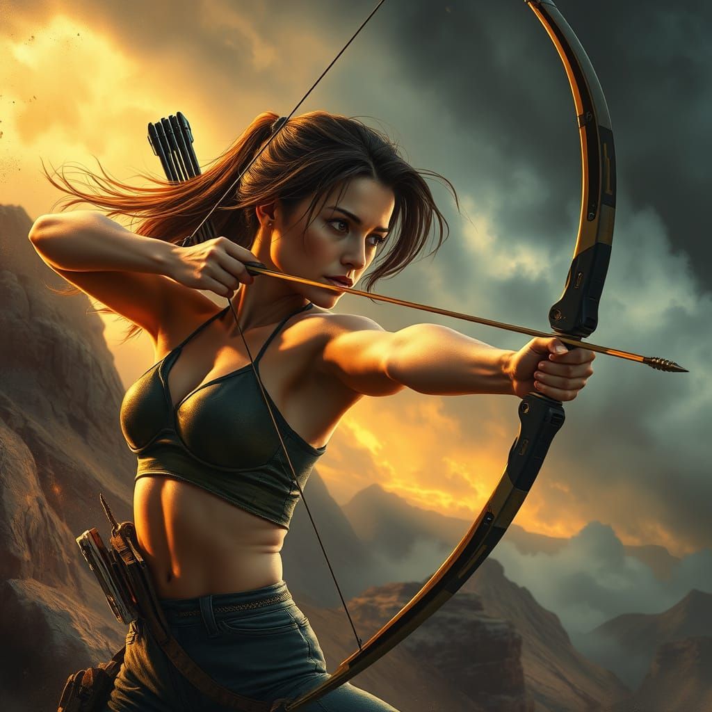 High-Tech Archer Embarks on Thrilling Adventure