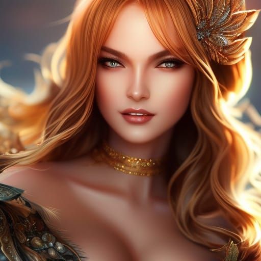 Stunning brown hair princess 3