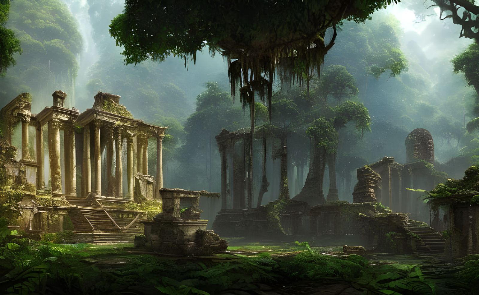 Hyper-Realistic Jungle Ruins in Unreal Engine 5