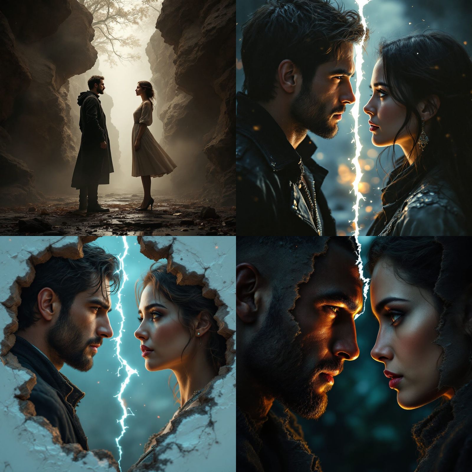 Heartbreak: A Ripped Photo of Lost Lovers