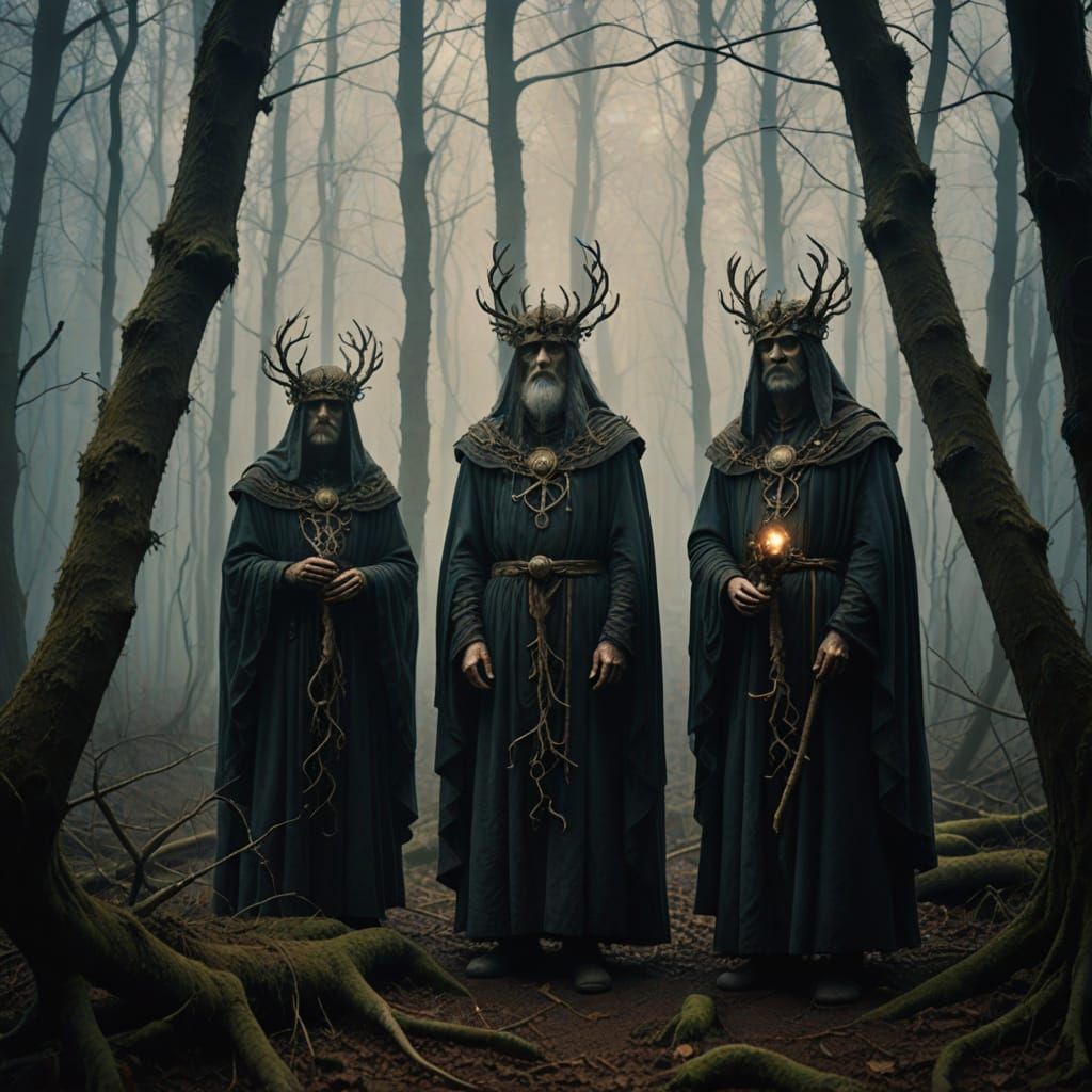 Slavic Gods in Mysterious Ritual