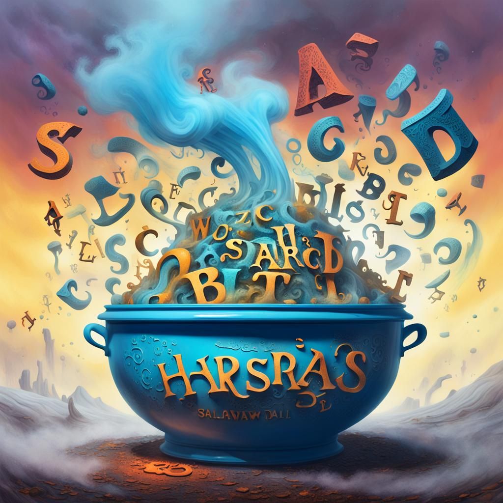 Surreal Word Salad Inspired by Dali and Beksinski