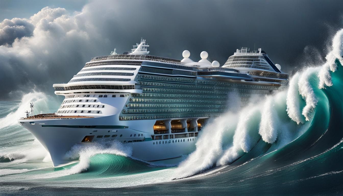 Cruise Ship Hit by Epic Wave in Storm