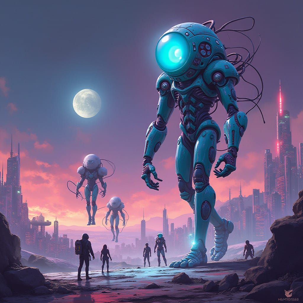 Galactic Olympians Clash in Otherworldly Arena