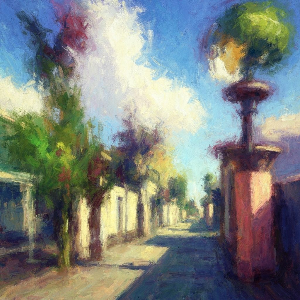 Impressionist Surrealist Masterpiece of Blurred Forms