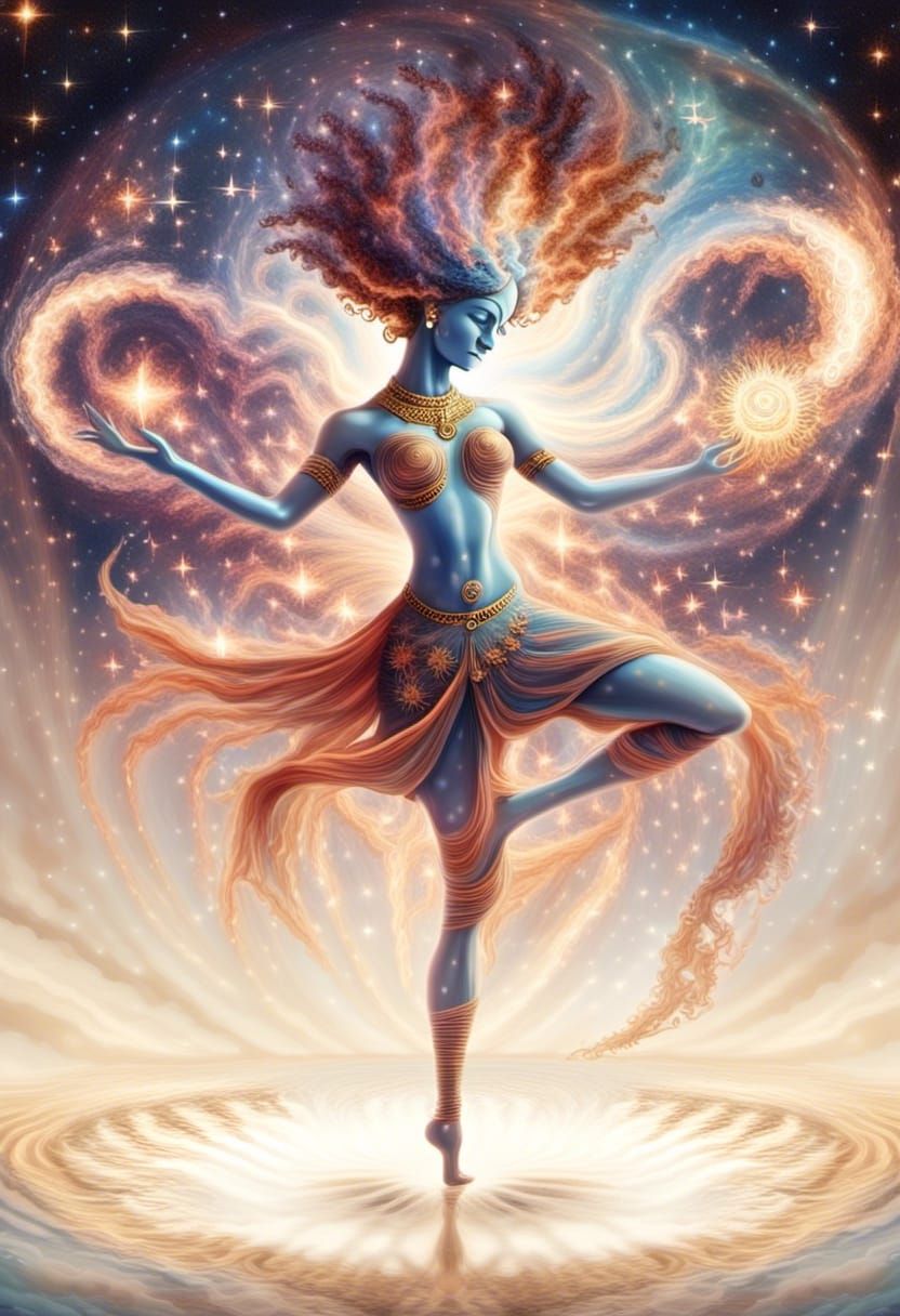 Shiva Shakti Fusion as Nadaraj in Cosmic Dance