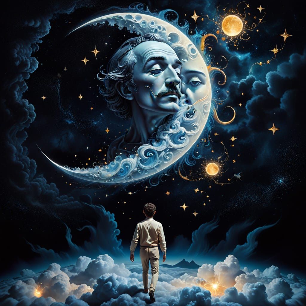 The man in the moon