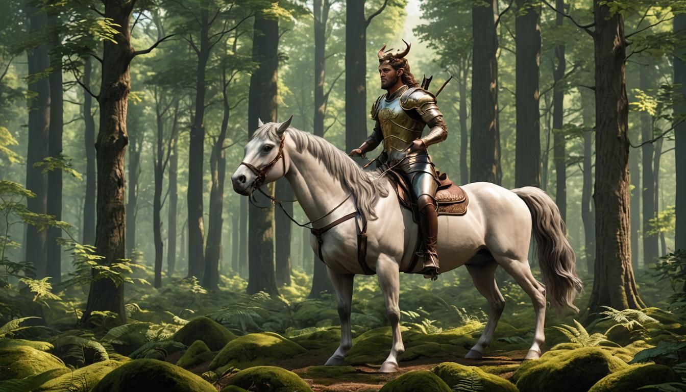 Majestic Centaur in Forest