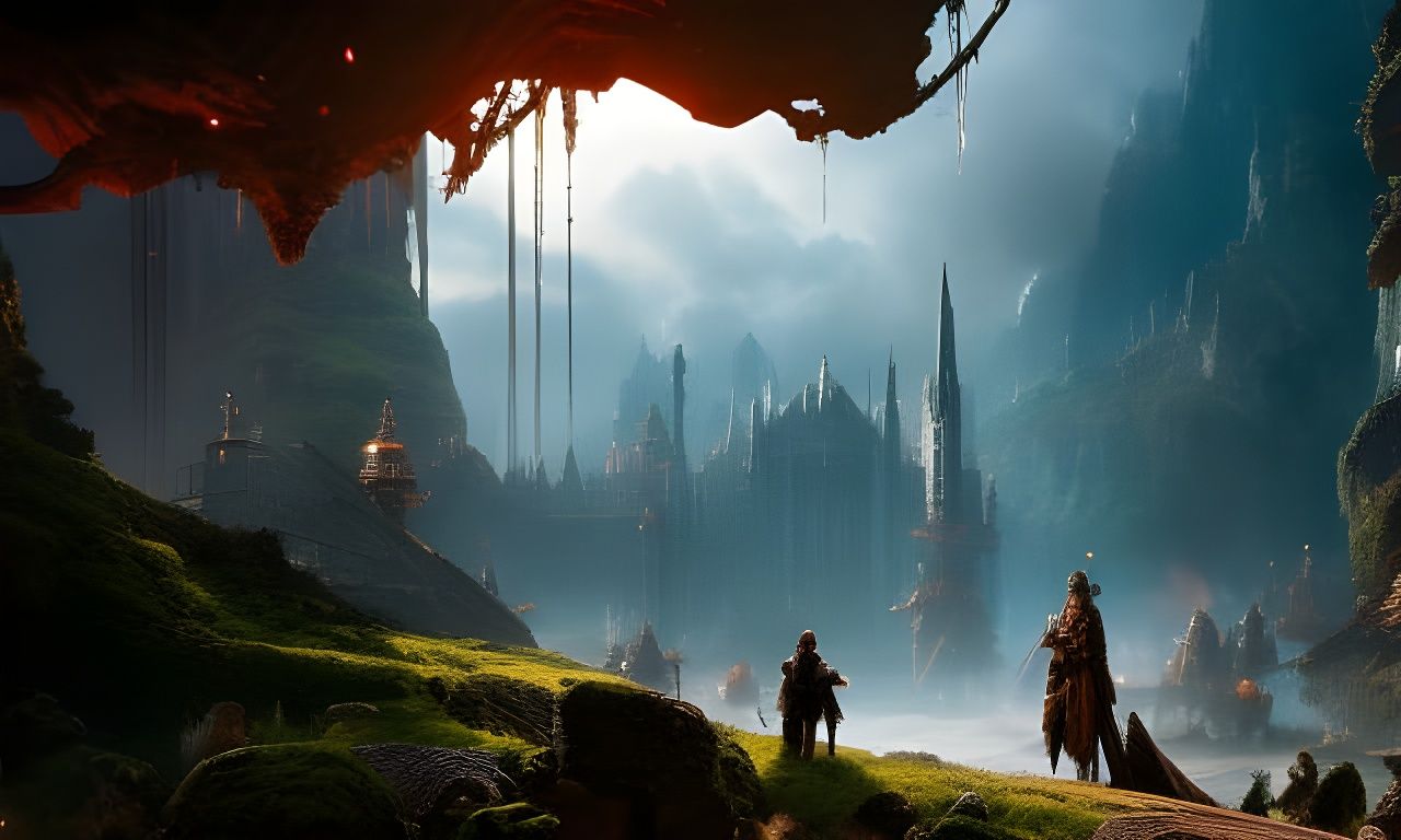 Epic March to War: Detailed Matte Painting