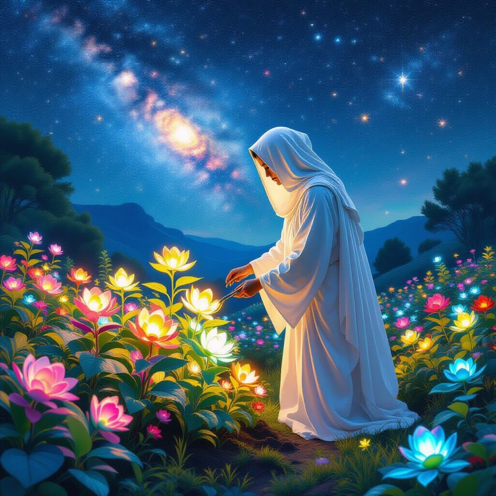 Cosmic Gardener in a Starry Galaxy