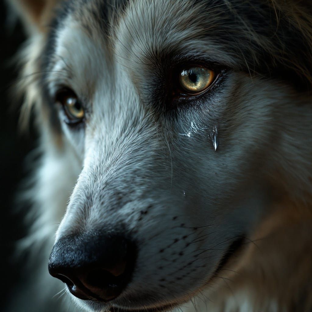 Soulful German Shepherd Fairy Godmother in Hyper-Realistic P...