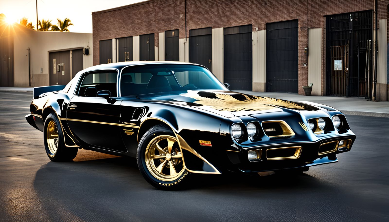 A 1977 Pontiac Firebird Trans Am